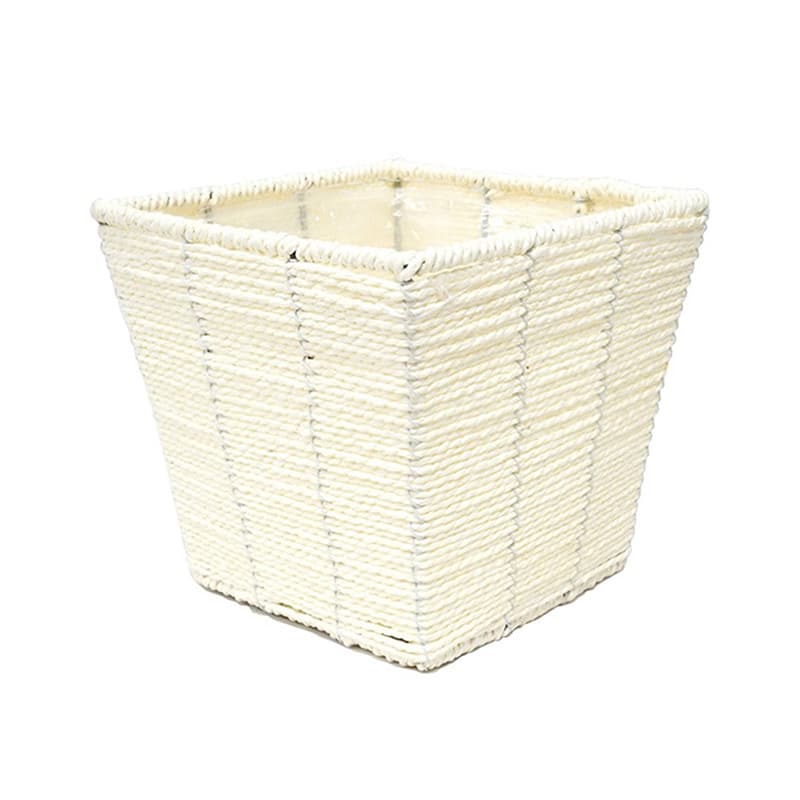 ペーパーロープ D5角 クリーム ポリ付 HC-7345 1個（ご注文単位5個）【直送品】