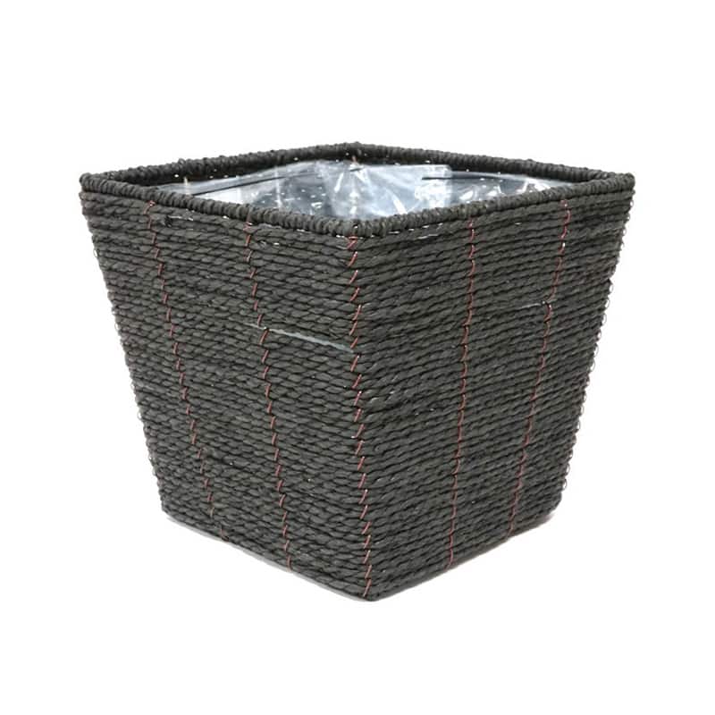 ペーパーロープ D5角 黒 ポリ付 HC-8064 1個（ご注文単位5個）【直送品】