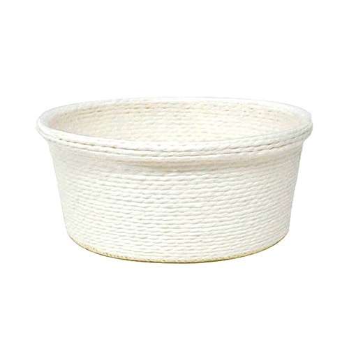 ペーパーロープポット ホワイト アレンジ M BC-10197 1個（ご注文単位10個）【直送品】