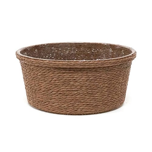 ペーパーロープポット 茶 アレンジ M BC-10203 1個（ご注文単位10個）【直送品】