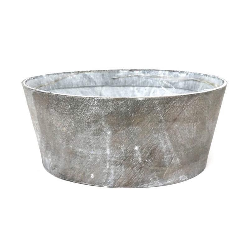 アンティーク風ウッドアレンジ 寄せ鉢 グレー BC-11722 1個（ご注文単位5個）【直送品】