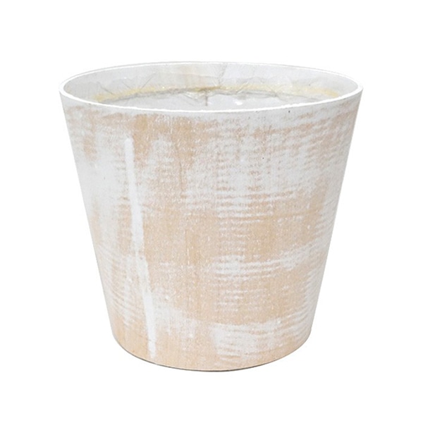 アンティーク風ウッド 白 D5 丸 BC-12170 1個（ご注文単位5個）【直送品】