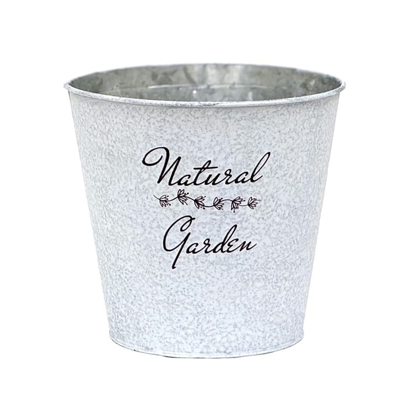 ブリキ D5 ホワイト HL付 HC-12853 1個(ご注文単位10個)【直送品】