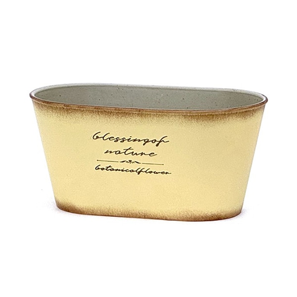 樹脂ポット D3-2 イエロー HC-13018 1個（ご注文単位5個）【直送品】