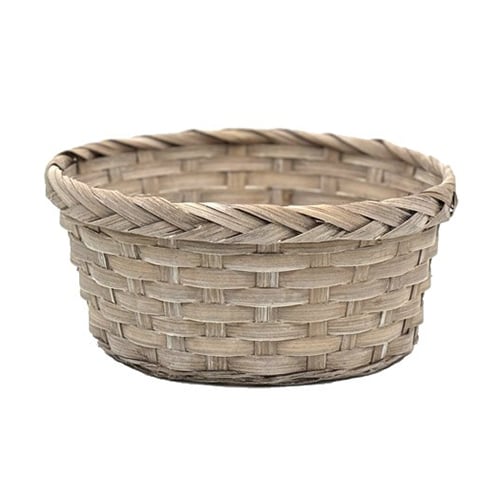 竹アレンジ ライトブラウン 23.5cm ハンドル付 HC-13110 1個（ご注文単位10個）【直送品】