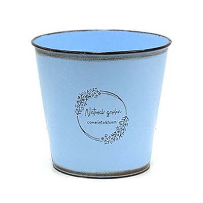 ブリキエンボス D5 ブルー HL付 HC-13120 1個（ご注文単位5個）【直送品】