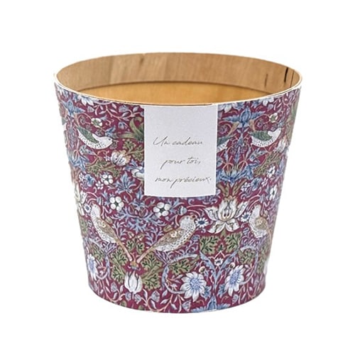 プリントウッド 総柄 D4 レッド HC-13153 1個（ご注文単位6個）【直送品】