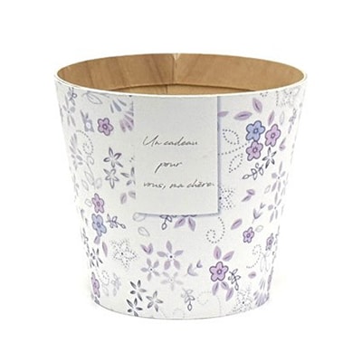 プリントウッド 総柄 D4 ホワイト HC-13155 1個（ご注文単位6個）【直送品】