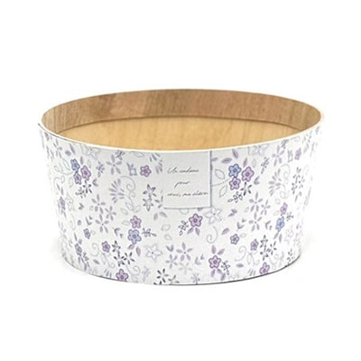 プリントウッド 総柄 寄せ鉢 S ホワイト HC-13160 1個（ご注文単位10個）【直送品】