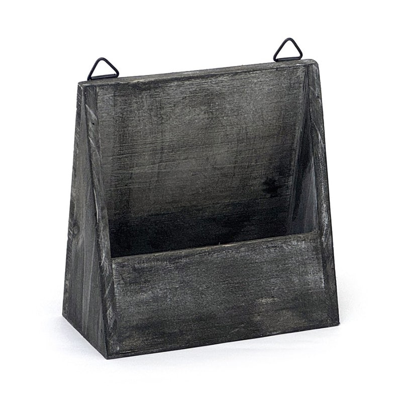 ウッド 置型M グレー BCR-13269 1個（ご注文単位1個）【直送品】