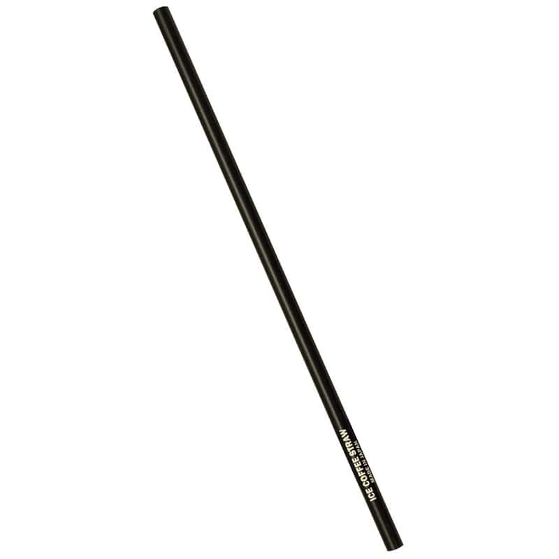 アルミ　アイスコーヒーストロー　ブラック   1個（ご注文単位1個）【直送品】