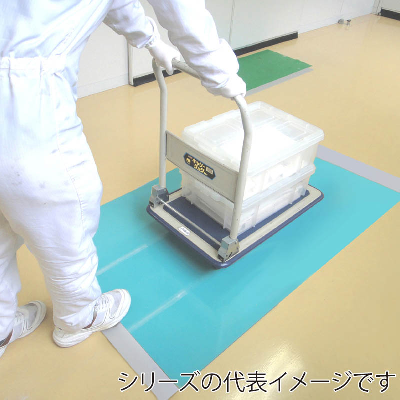 エクシール 軽量台車用粘着マット ステップマット 6mmタイプ SM01-11004 1枚(ご注文単位1枚)【直送品】