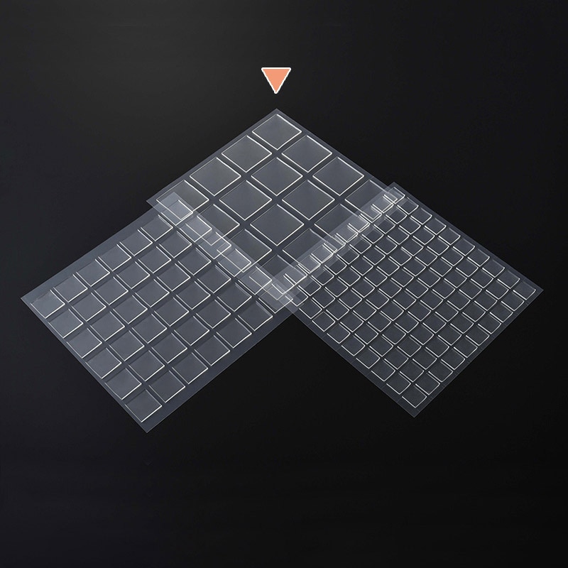 エクシール 耐震転倒防止シート ゲルタック 抜きタイプ 角型 GT01-22018 1パック(ご注文単位1パック)【直送品】