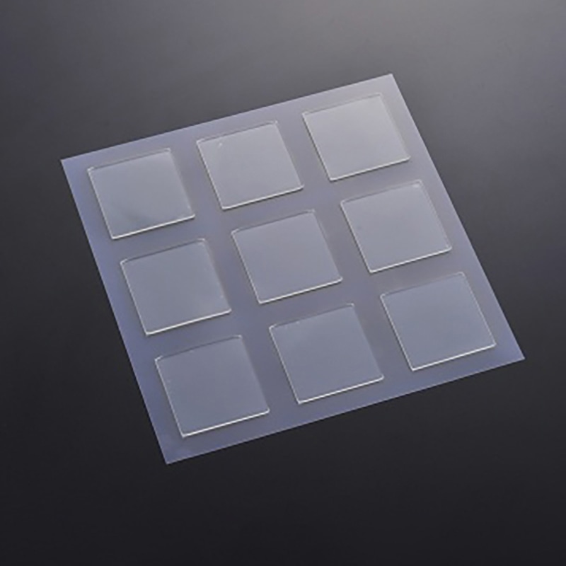 エクシール 耐震転倒防止シート ゲルタック 抜きタイプ 角型 GT01-22019 1パック(ご注文単位1パック)【直送品】