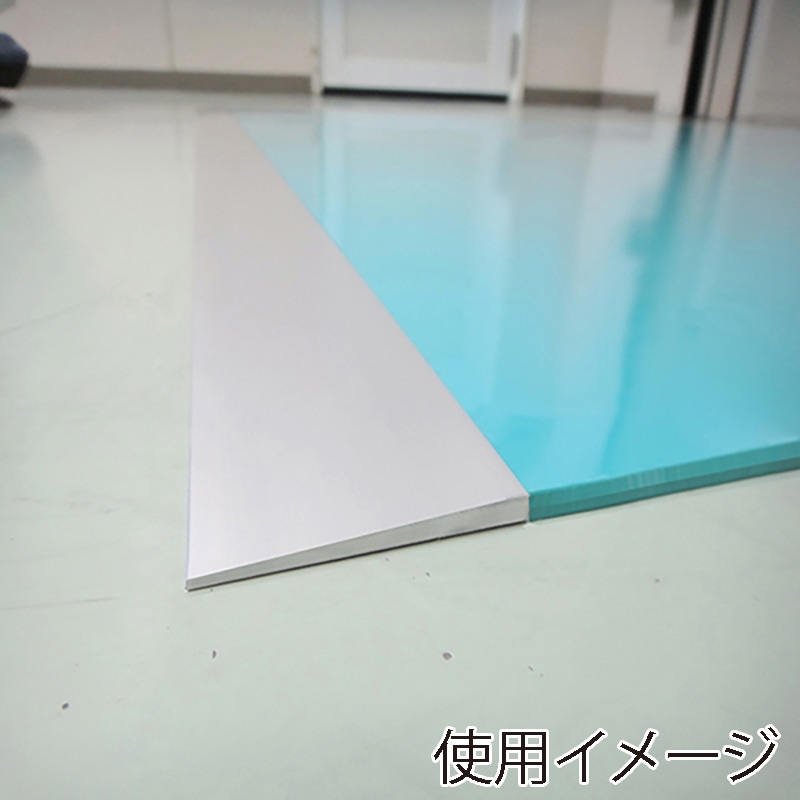 エクシール 段差解消用マット アルミスロープ 3mmタイプ CO00-40002 1本(ご注文単位1本)【直送品】