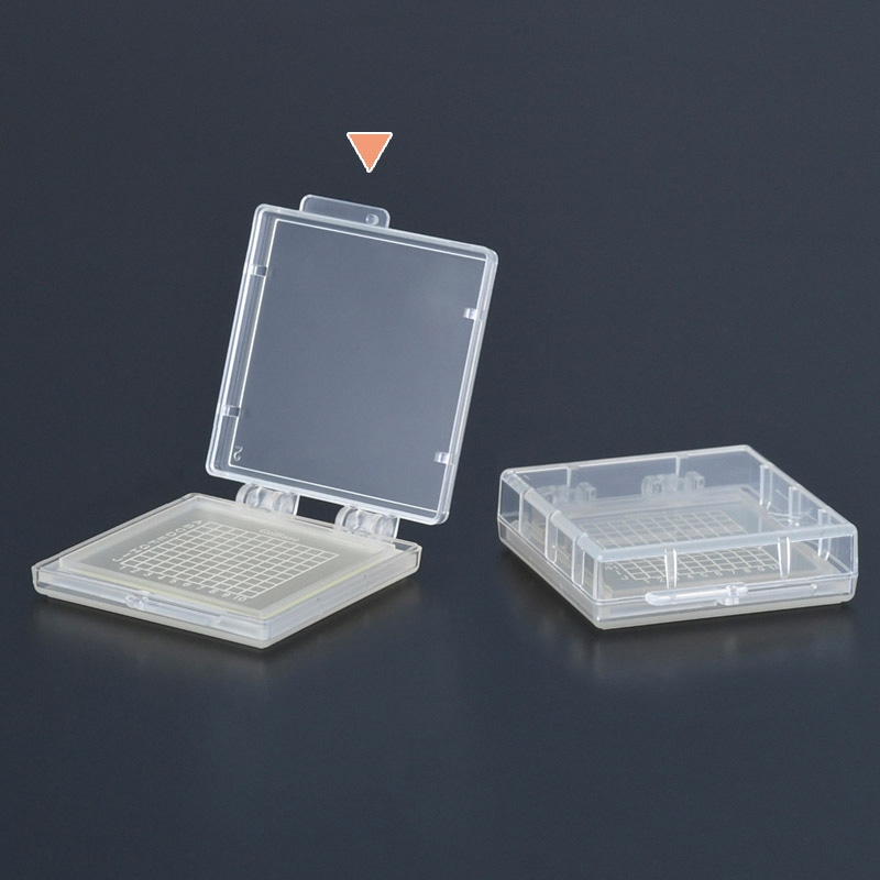 エクシール 精密デバイス搬送ケース ゲルベース2インチ 透明 フラット F5 Lタイプ GC00-16011 1セット(ご注文単位1セット)【直送品】