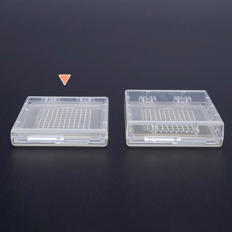 エクシール 精密デバイス搬送ケース ゲルベース2インチ 透明 クラウディ C7 Lタイプ GC00-16023 1セット(ご注文単位1セット)【直送品】