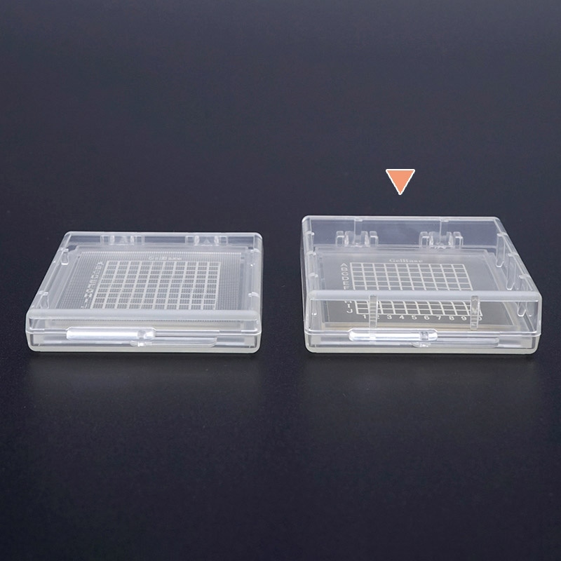 エクシール 精密デバイス搬送ケース ゲルベース2インチ 透明 クラウディ C7 Hタイプ GC00-16026 1セット(ご注文単位1セット)【直送品】