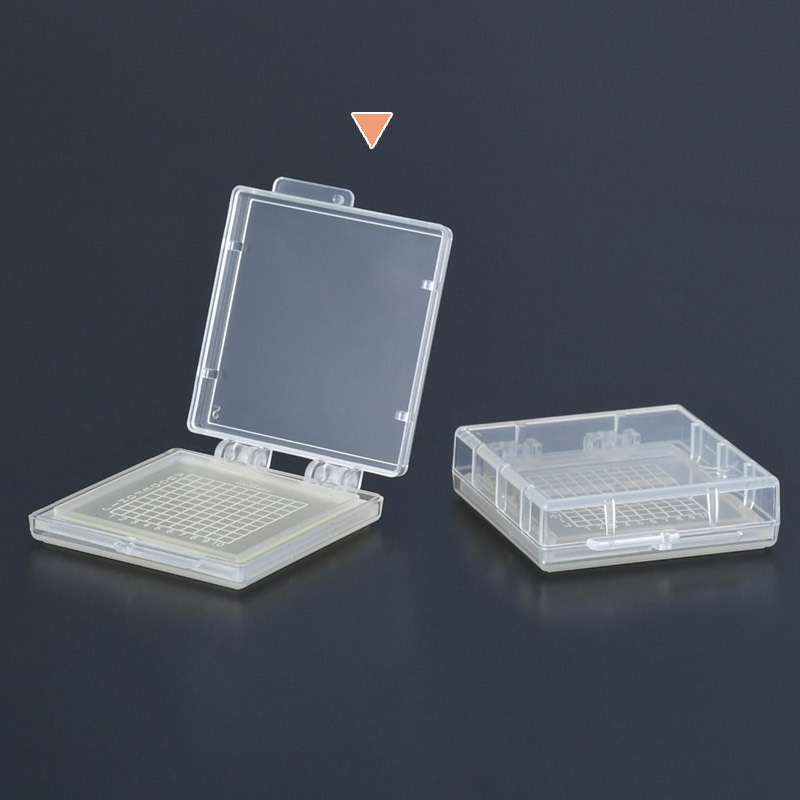 エクシール 精密デバイス搬送ケース ゲルベース2インチ 透明 メッシュ E7 Lタイプ GC00-16033 1セット(ご注文単位1セット)【直送品】