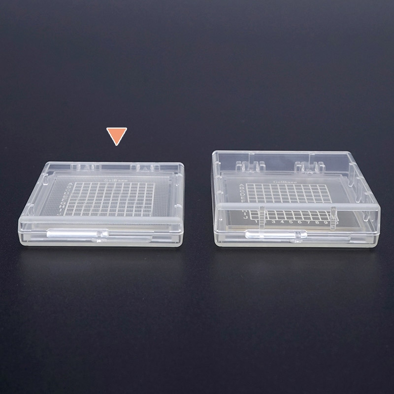 エクシール 精密デバイス搬送ケース ゲルベース2インチ 透明 メッシュ E7 Lタイプ GC00-16033 1セット(ご注文単位1セット)【直送品】