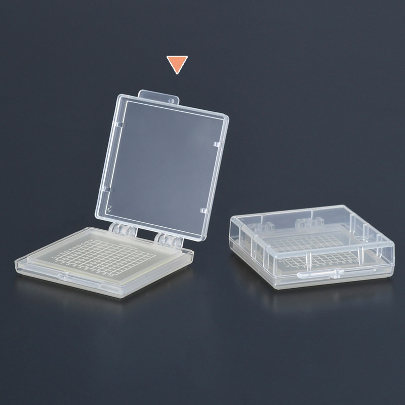 エクシール 精密デバイス搬送ケース ゲルベース2インチ 透明 メッシュ E5 Lタイプ GC00-16034 1セット(ご注文単位1セット)【直送品】