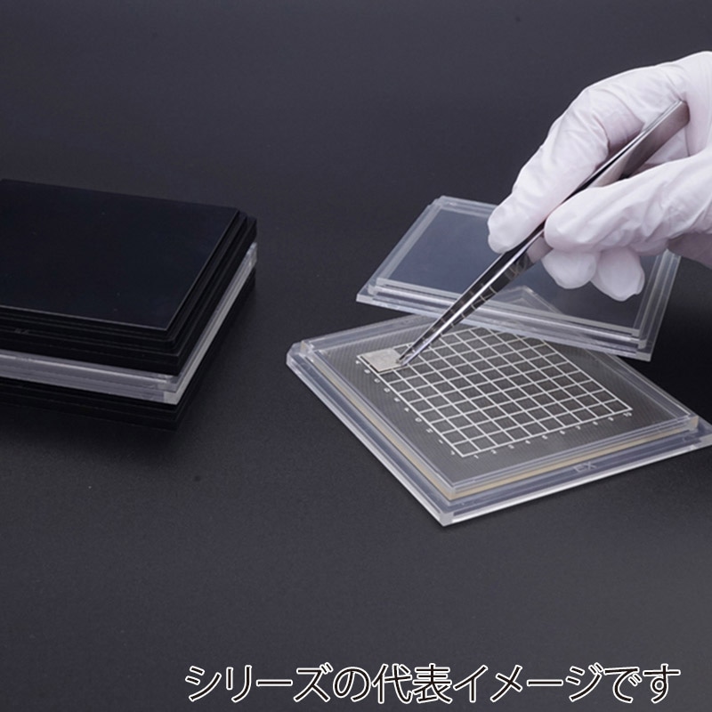 エクシール 精密デバイス搬送ケース ゲルベース4インチ 透明 フラット FS9 GC00-16041 1セット（ご注文単位1セット）【直送品】