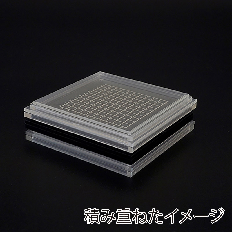 エクシール 精密デバイス搬送ケース ゲルベース4インチ 透明 フラット FS9 GC00-16041 1セット（ご注文単位1セット）【直送品】