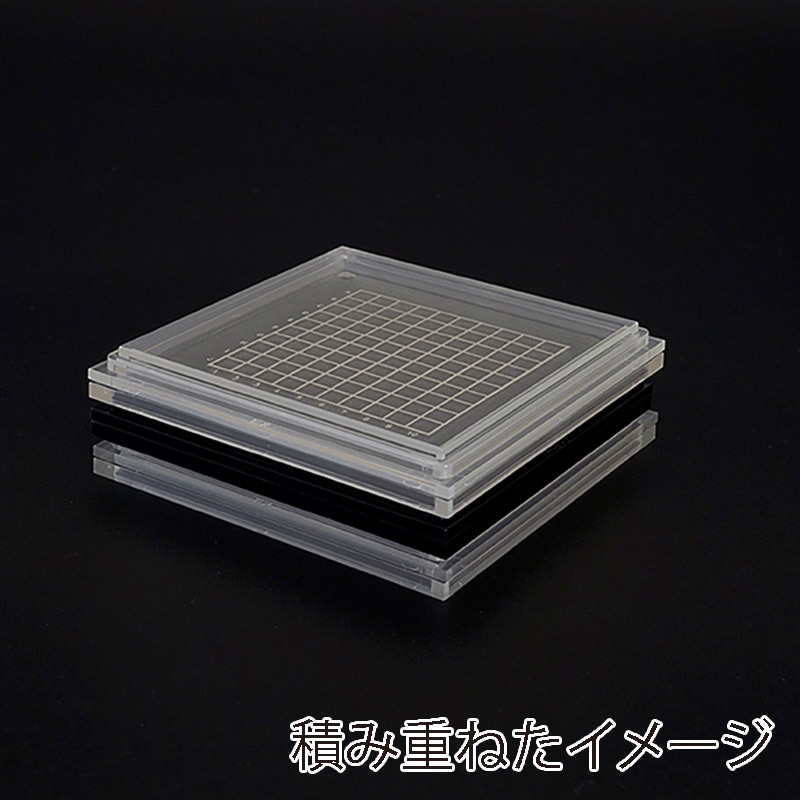 エクシール 精密デバイス搬送ケース ゲルベース4インチ 透明 フラット F7 GC00-16042 1セット（ご注文単位1セット）【直送品】