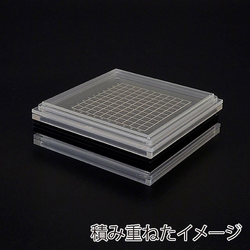 エクシール 精密デバイス搬送ケース ゲルベース4インチ 透明 フラット F3 GC00-16044 1セット(ご注文単位1セット)【直送品】