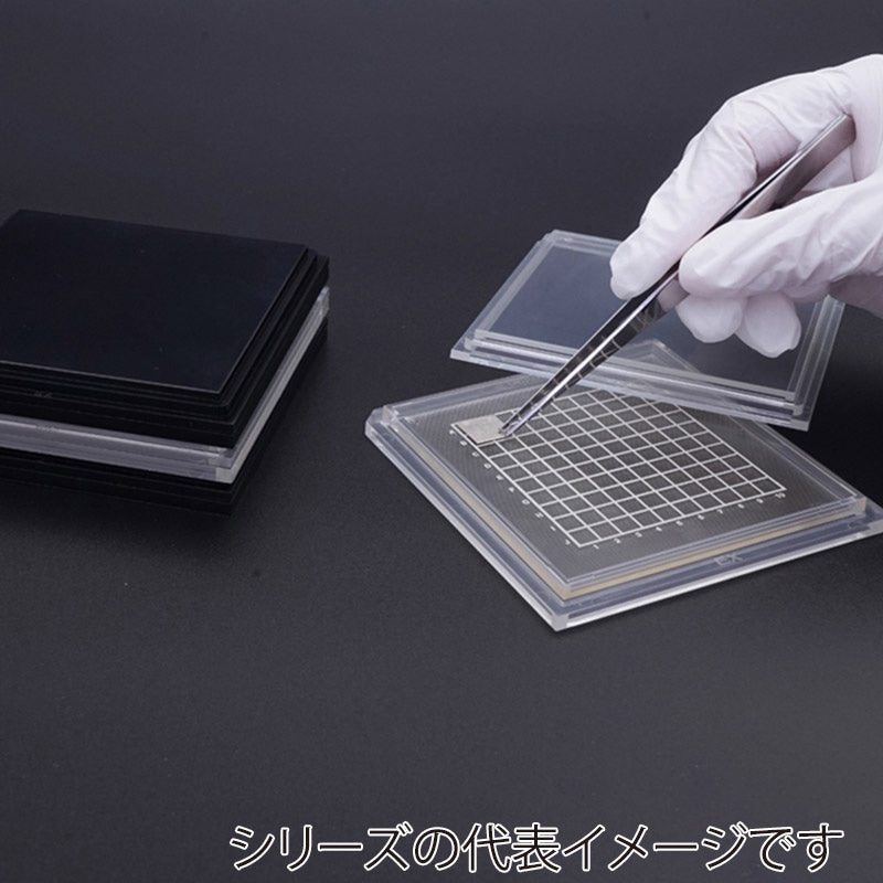 エクシール 精密デバイス搬送ケース ゲルベース4インチ 透明 メッシュ E5 GC00-16054 1セット(ご注文単位1セット)【直送品】