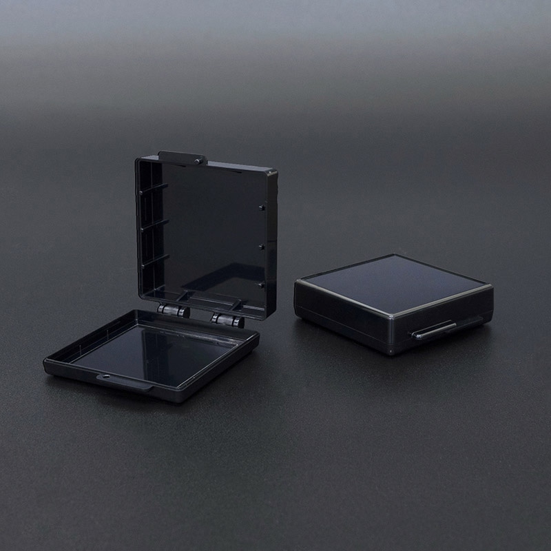 エクシール 精密デバイス搬送ケース ゲルベース2インチ 黒 フラット F7 トレイ無し GC00-16055 1セット(ご注文単位1セット)【直送品】