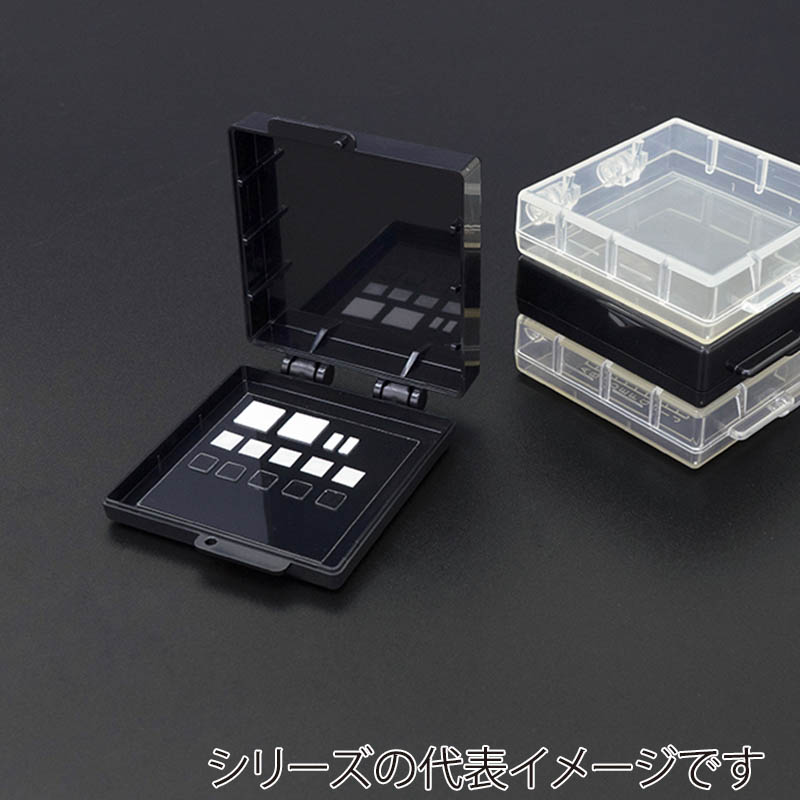 エクシール 精密デバイス搬送ケース ゲルベース2インチ 透明 フラット F5 トレイ無し GC00-16058 1セット(ご注文単位1セット)【直送品】