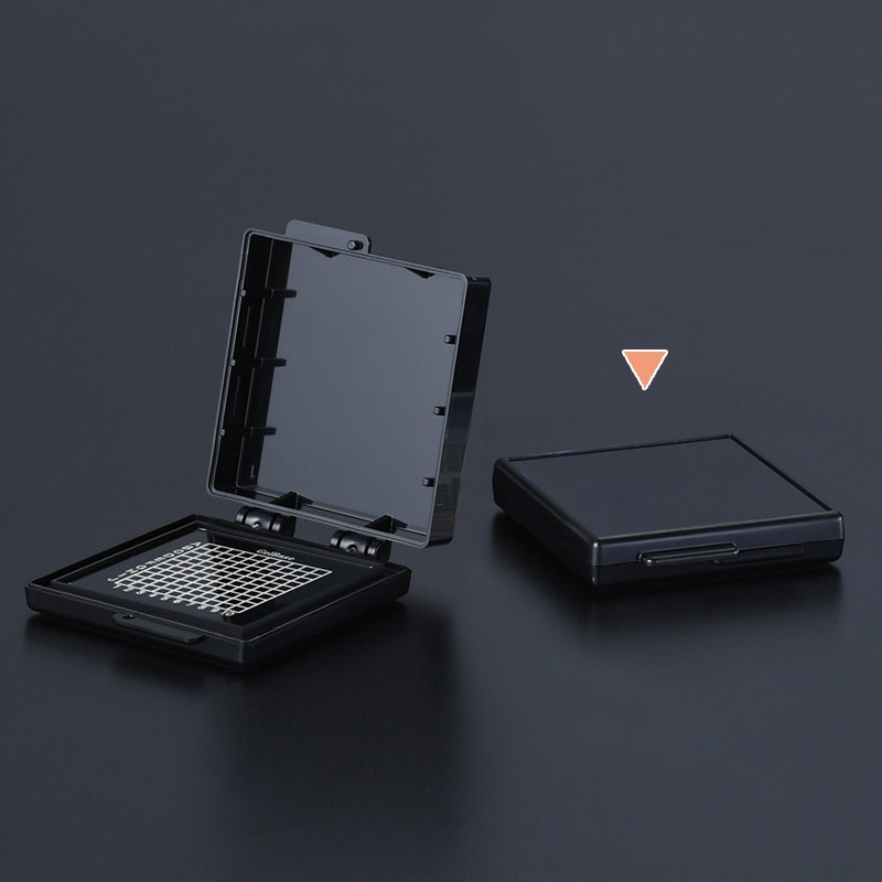 エクシール 精密デバイス搬送ケース ゲルベース2インチ 黒 フラット FS8 Lタイプ GC00-16060 1セット（ご注文単位1セット）【直送品】