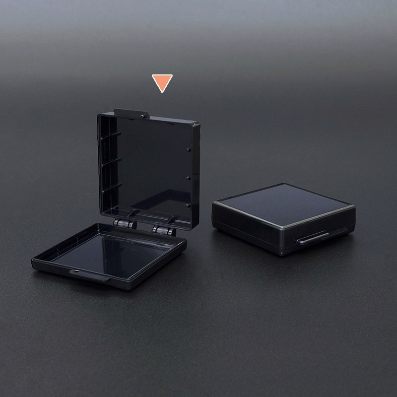 エクシール 精密デバイス搬送ケース ゲルベース2インチ 黒 フラット FS8 Lタイプ GC00-16060 1セット(ご注文単位1セット)【直送品】