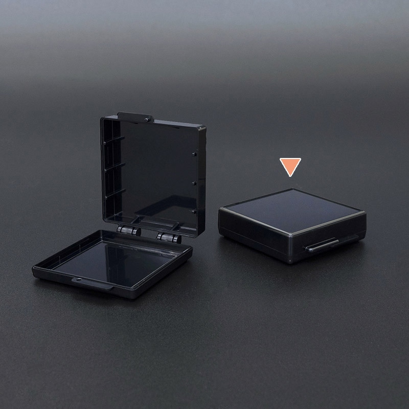 エクシール 精密デバイス搬送ケース ゲルベース2インチ 黒 フラット FS8 Hタイプ GC00-16062 1セット(ご注文単位1セット)【直送品】