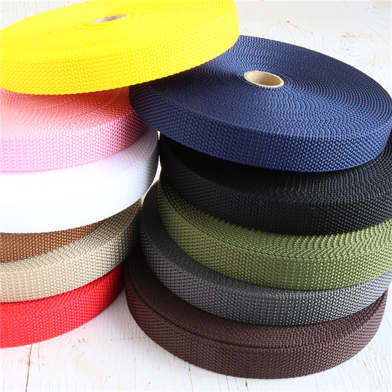 日本紐釦貿易 パイレンバンド ポリプロピレン製 巾 20mmx10m巻 茶 PM20-10-11 (ご注文単位1巻)【直送品】