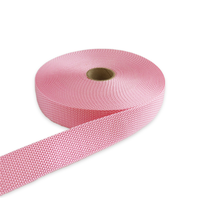 日本紐釦貿易 パイレンバンド ポリプロピレン製 巾 30mmx10m巻 ピンク PM30-10-6 （ご注文単位1巻）【直送品】