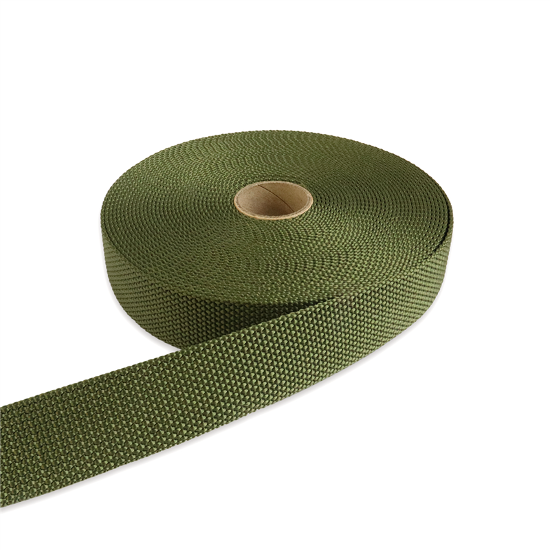 日本紐釦貿易 パイレンバンド ポリプロピレン製 巾 30mmx10m巻 カーキ PM30-10-21 （ご注文単位1巻）【直送品】