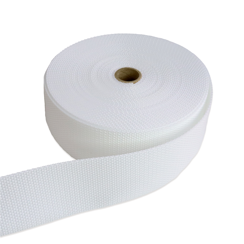 日本紐釦貿易 パイレンバンド ポリプロピレン製 巾 50mmx10m巻 白 PM50-10-2 （ご注文単位1巻）【直送品】