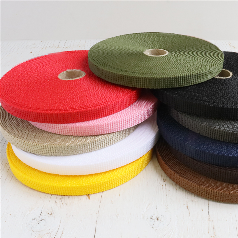 日本紐釦貿易 パイレンバンド ポリプロピレン製 巾10mmx10m巻 こげ茶 PM10-10-12 (ご注文単位1巻)【直送品】