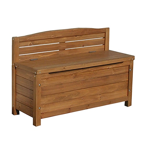 住まいスタイル 天然木ベンチストッカー ブラウン GBN-900BR 1台（ご注文単位1台）【直送品】