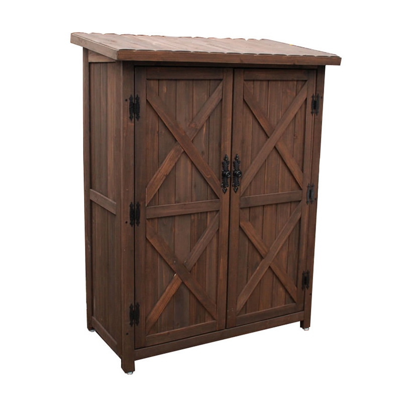 住まいスタイル オールドカントリー調ストッカー 高さ120cm ダークブラウン WSOC-1200DB 1台（ご注文単位1台）【直送品】