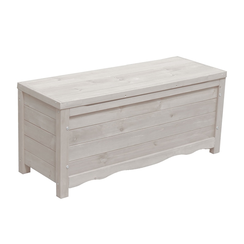 住まいスタイル 天然木製ボックスベンチ コンパクト 幅90cm ホワイト BB-W90WHT 1台（ご注文単位1台）【直送品】