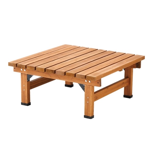 住まいスタイル デッキ縁台 90×90 ライトブラウン SST-DEC-9090LBR 1台（ご注文単位1台）【直送品】