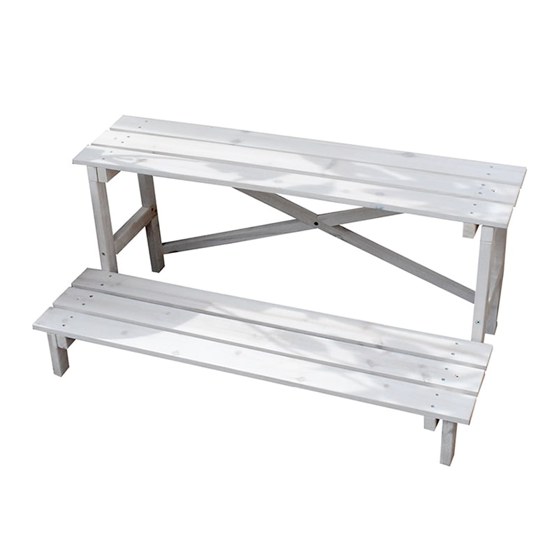 住まいスタイル 2ウェイフラワースタンド 2段 ホワイト JSFS2-800WH 1個（ご注文単位1個）【直送品】