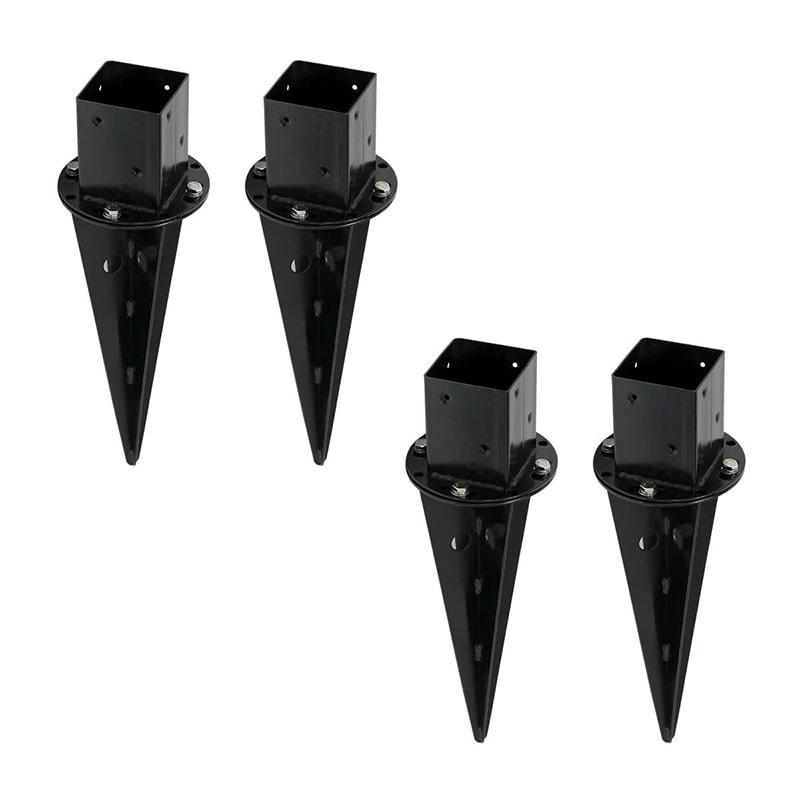 住まいスタイル ラティス・フェンス土中用支柱固定金具 調整機能付き 4個 S-UBN72-4P 1セット（ご注文単位1セット）【直送品】