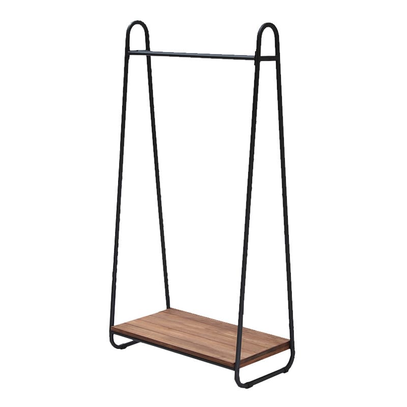 住まいスタイル 天然木製ハンガーラック ブラウン PH-780BRN 1台（ご注文単位1台）【直送品】