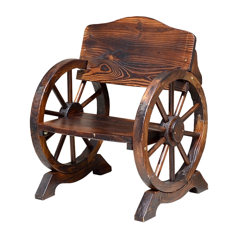 住まいスタイル 車輪ベンチ 650 ダークブラウン WB-650DBR 1台（ご注文単位1台）【直送品】