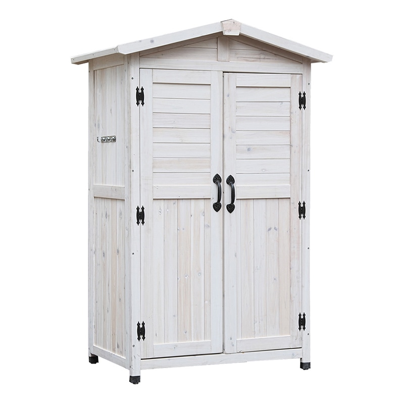 住まいスタイル 三角屋根収納庫 ホワイト KGRS1600WHT 1台（ご注文単位1台）【直送品】