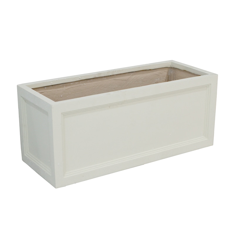 住まいスタイル マグネシウムプランター アーバンストン 幅80cm ホワイト UBST-800WHT 1個（ご注文単位1個）【直送品】